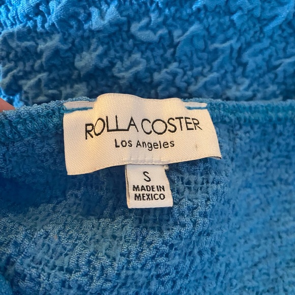 Rolla Coaster Small Blue Bodycon Dress - Picture 5 of 6